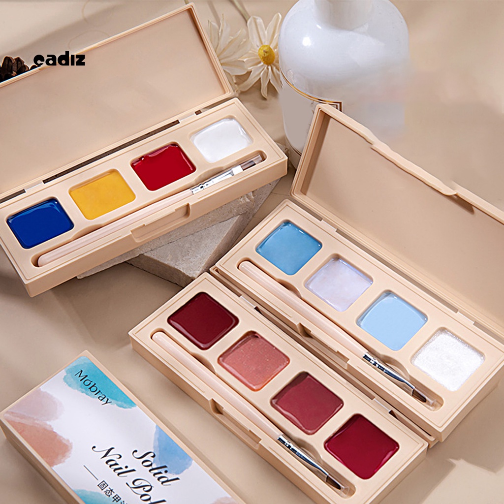 1 Bộ Gel Sơn Móng Tay Không Gây Kích Ứng Kèm Cọ Tiện Dụng DIY