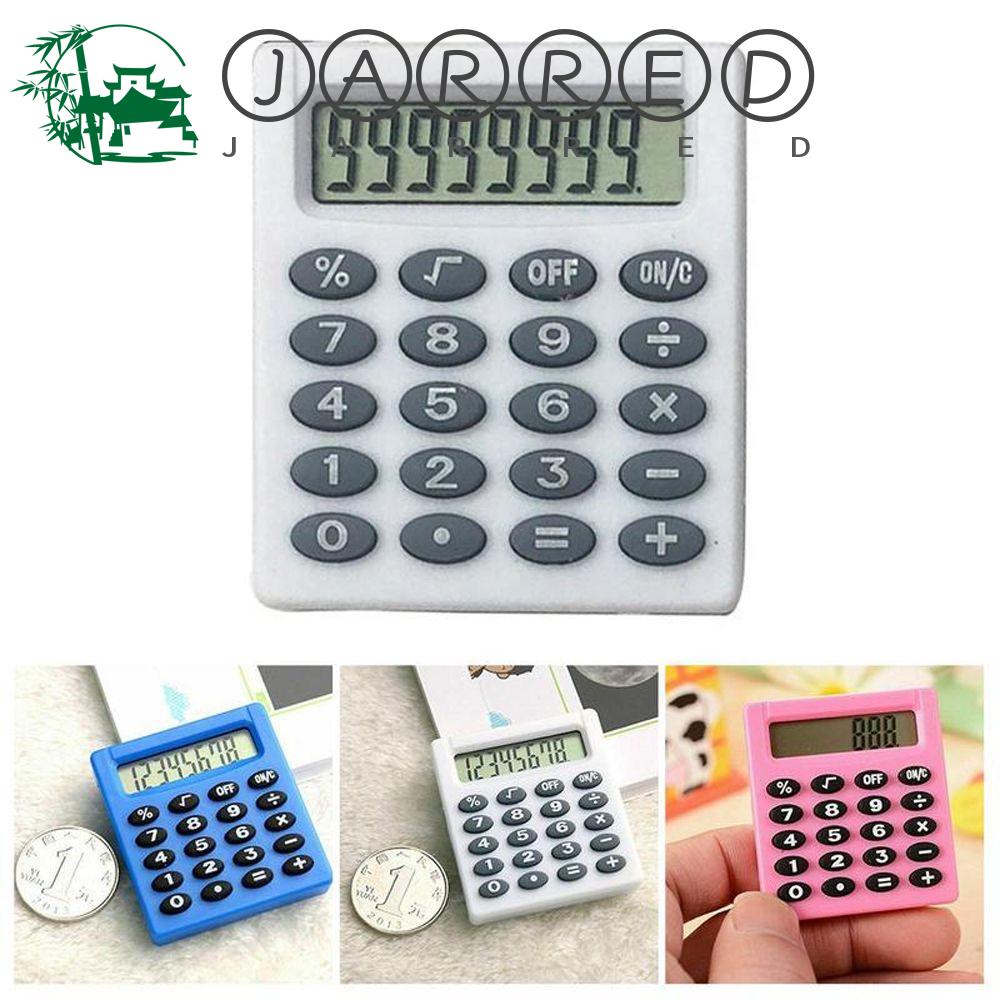 Máy tính điện tử mini bỏ túi màu kẹo kawaii dễ thương sáng tạo dùng trong văn phòng hình vuông