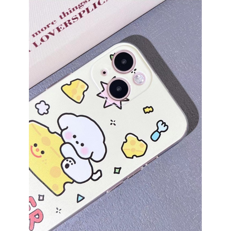✅Ốp Điện Thoại Mềm Họa Tiết Phô Mai Dễ Thương Cho Iphone 8 14pro Youth 713
