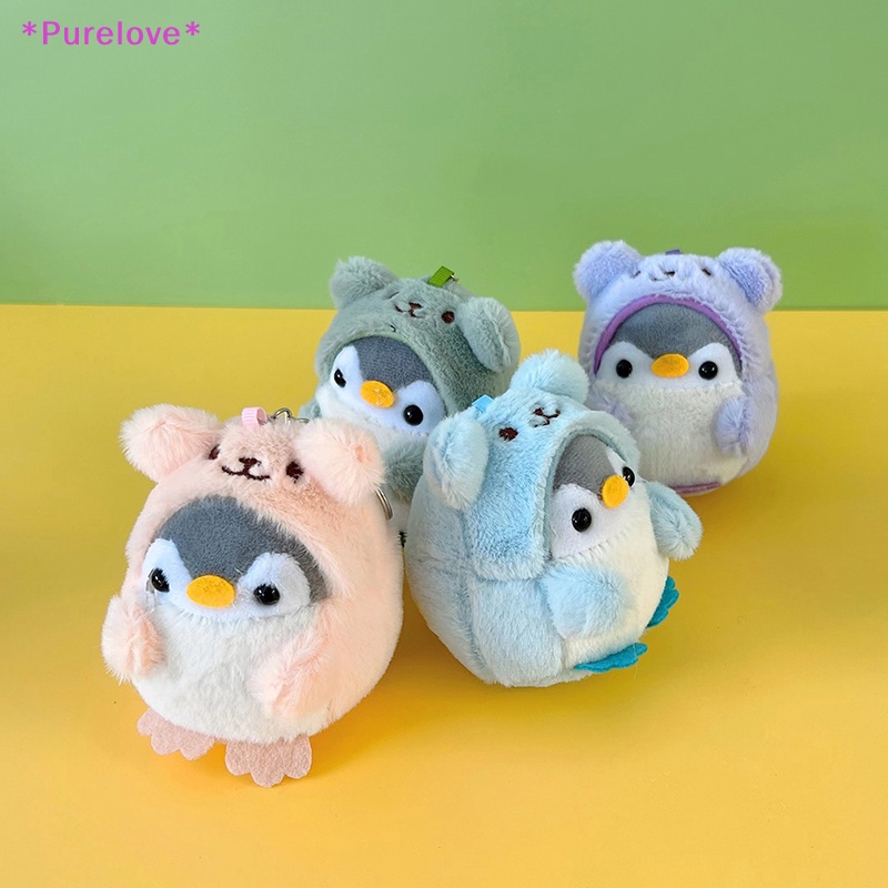 1 Móc Khóa Hình Chim Cánh Cụt Nhồi Bông Đáng Yêu Mới