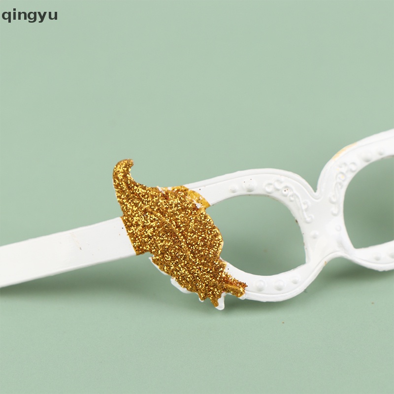 Mặt Nạ Búp Bê qingyu Mini Có Lông Vũ Dùng Trang Trí Tiệc Hóa Trang