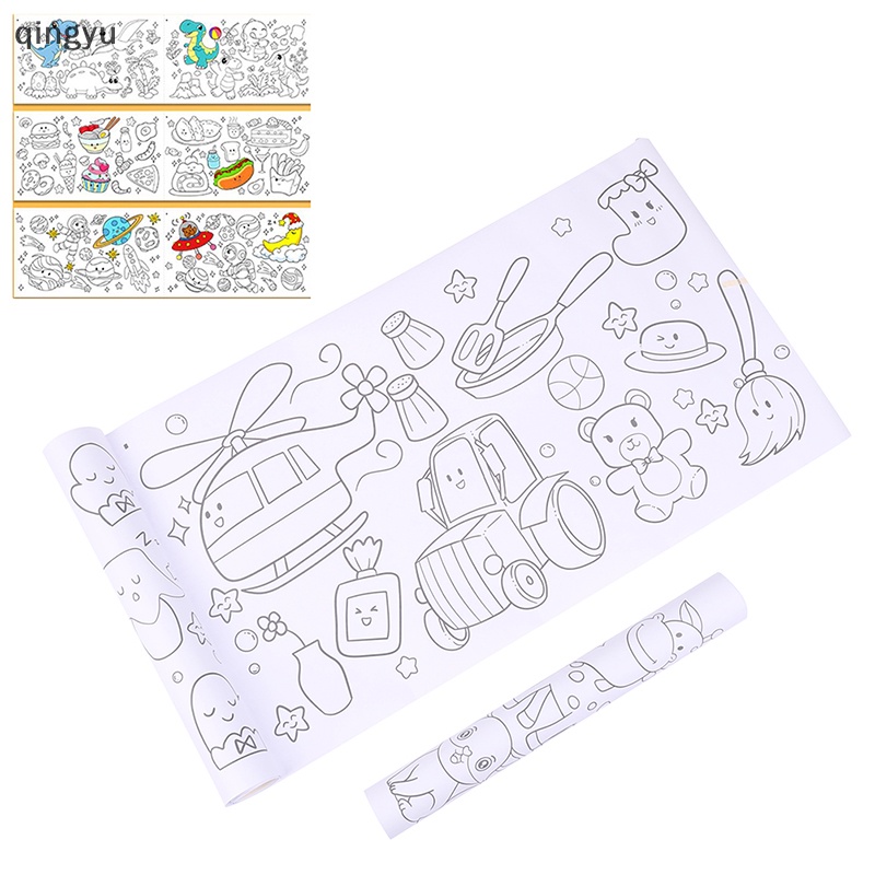 Cuộn Giấy Vẽ Graffiti 2m Màu Sắc Đa Dạng Cho Bé