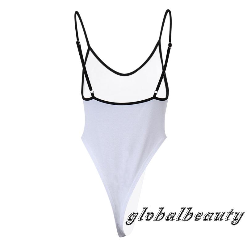 Áo Liền Quần Ngắn Hai Dây Hở Lưng Cổ Chữ V Màu Sắc Dành Cho Nữ