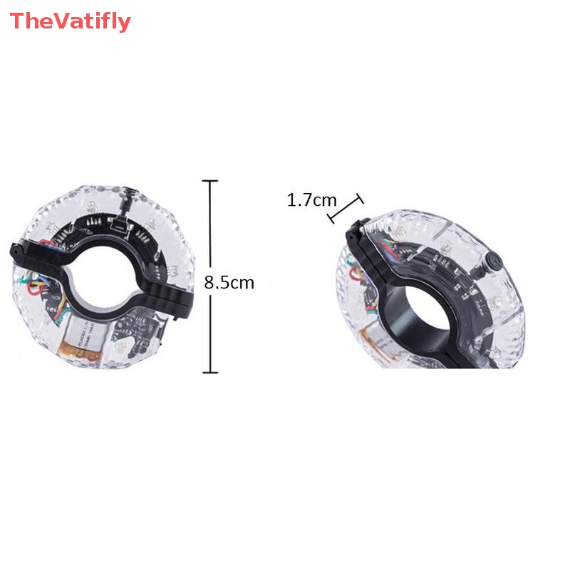 [Thevalifly] Đèn LED Gắn Bánh Xe Đạp Chống Thấm Nước USB RGB Đầy Màu Sắc