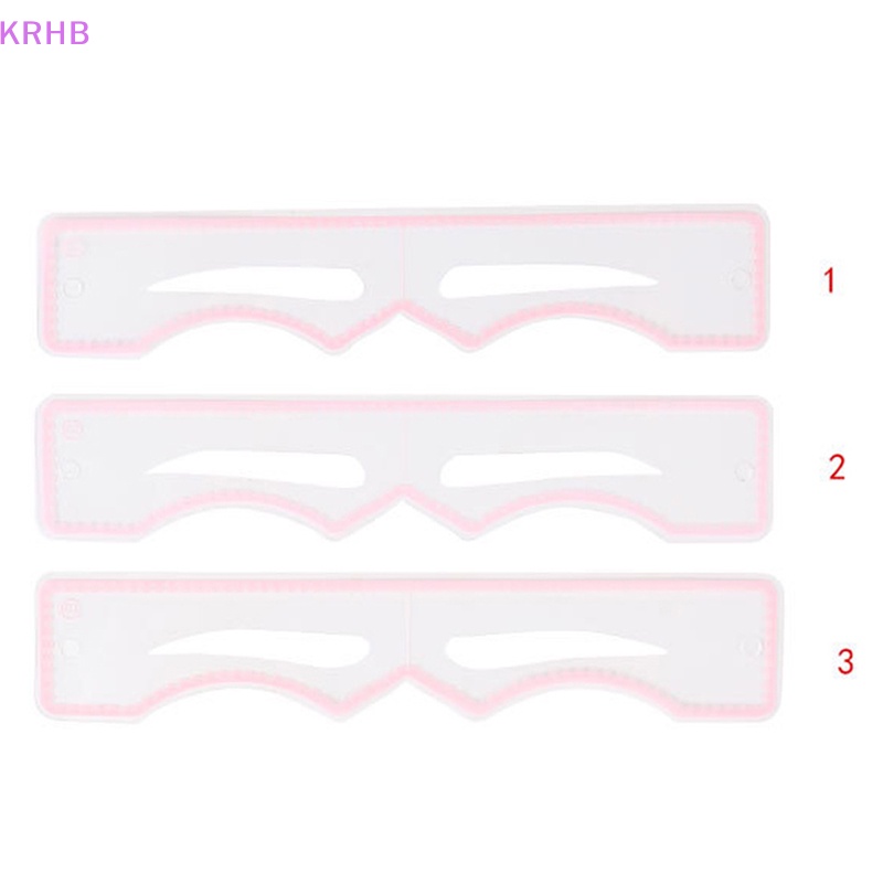 Bộ 3 Dụng Cụ Hỗ Trợ Trang Điểm Lông Mày Tiện Lợi