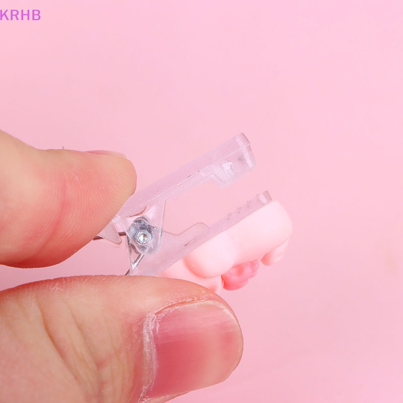 Set 4 Kẹp Tài Liệu Giấy Ghi Chú Bằng Nhựa Dễ Thương Mới