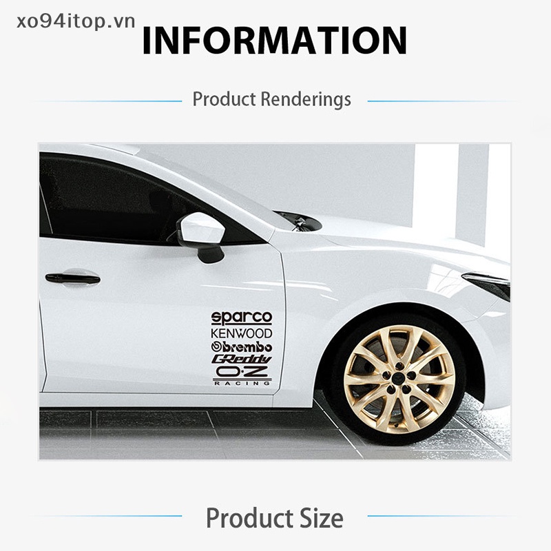 1 Miếng Dán Trang Trí Cửa Xe Hơi Phản Quang Độc Đáo