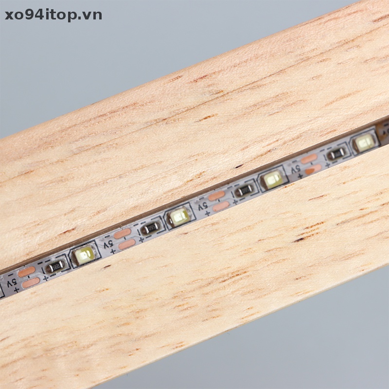 1 Bộ Bảng Mạch Đèn Led Bằng Acrylic Trơn Kèm Bút Đánh Dấu Thay Đổi Màu Trang Trí