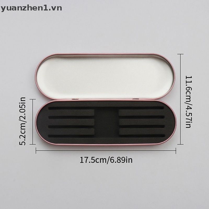 Hộp Thiếc Đựng Nhíp Gắp Lông Mi Giả Tiện Dụng