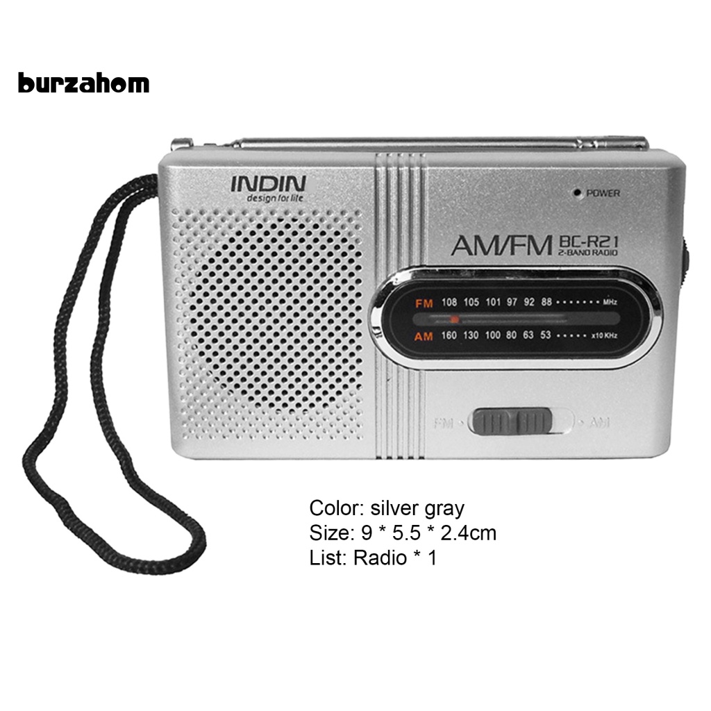 Radio Đa Năng Bur BC-R21 Cho Người Lớn Tuổi