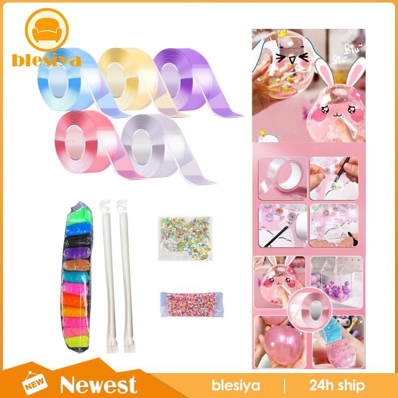 [Blesiya] 5 Cuộn Băng Dính Dùng Cho Lớp Học Đồ Chơi DIY