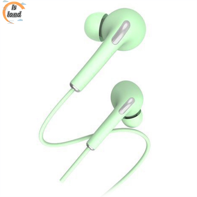 Tai Nghe Nhét Tai Jack 3.5mm Bass Trầm Có Micro Màu Sắc Xinh Xắn