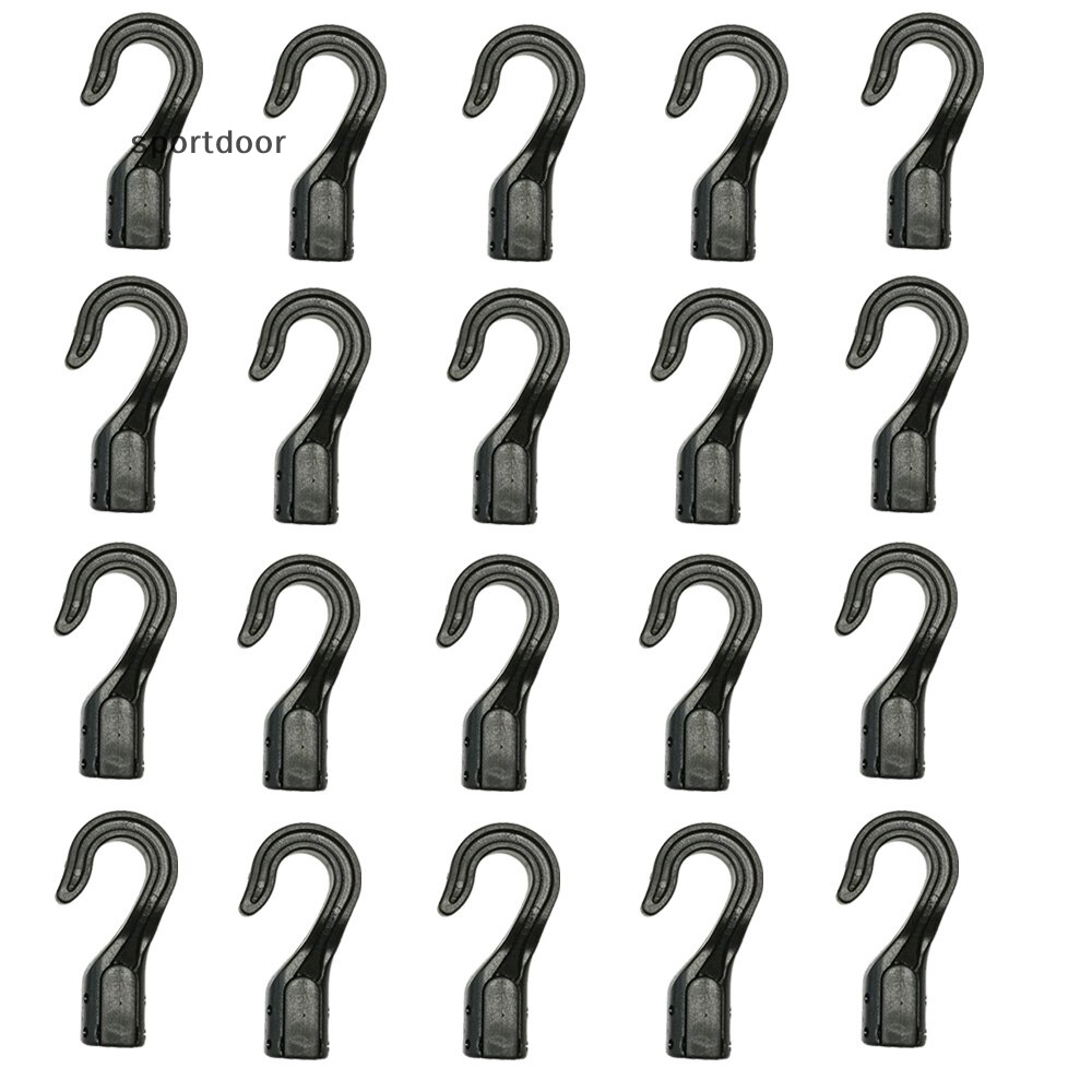 [sportoutdoor] Set 10 Móc Khóa Dây Thừng Dạng Mở Cho Thuyền Kayak Xe Máy Cắm Trại [out]