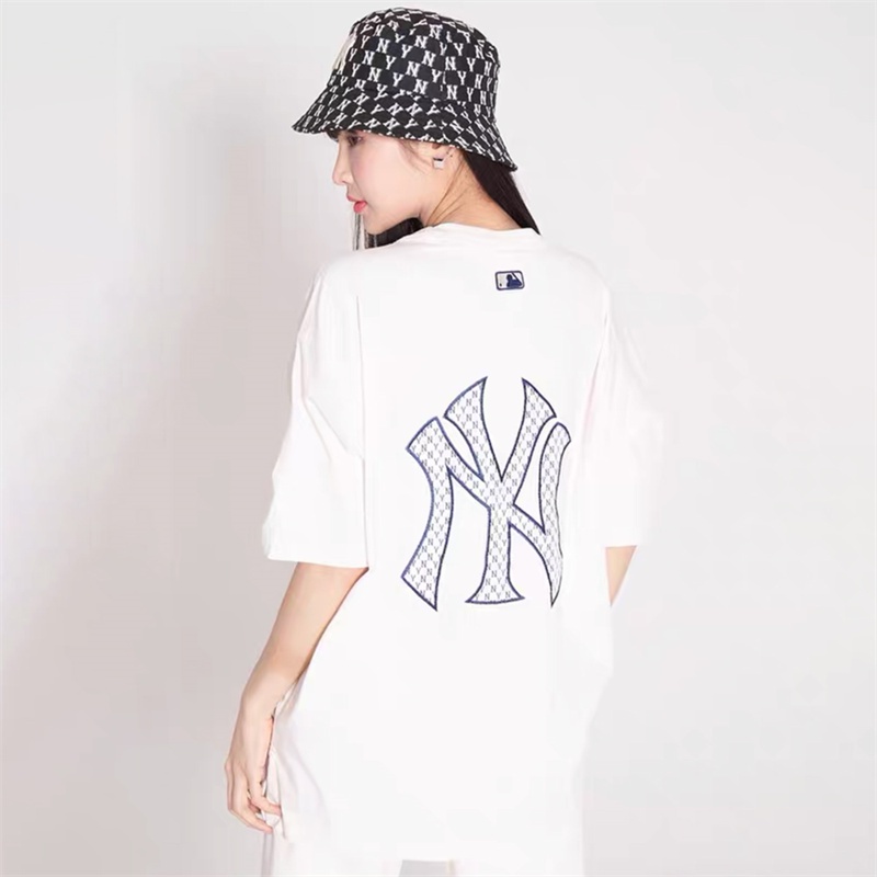 Áo Thun cotton Ngắn Tay Thêu LOGO Thời Trang Đường Phố Mới Nhất Cho Nam Và Nữ I56Edyert