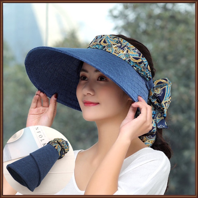 Mũ Rộng Vành Chống Tia Uv Có Thể Gập Lại Bảo Vệ Cho Nữ