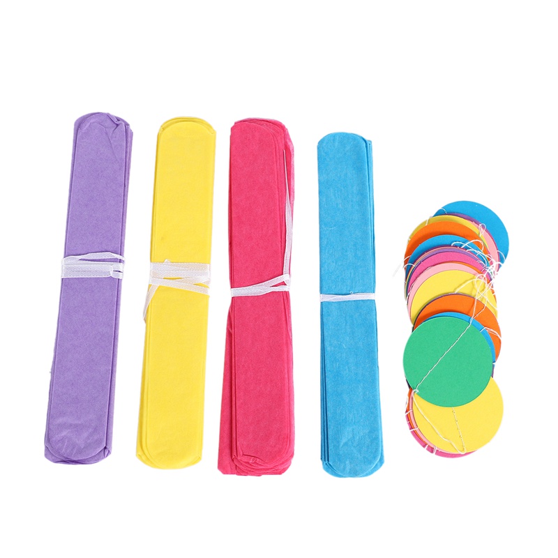 Set 20 Quả Cầu Giấy Nhiều Màu Sắc Dùng Trang Trí Tiệc Cưới / Sinh Nhật