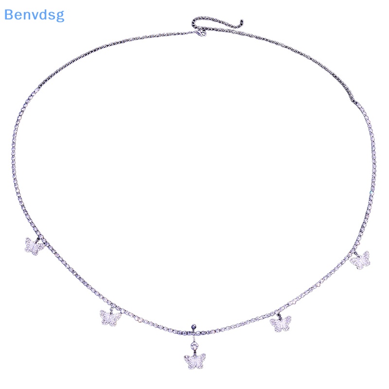 Dây Xích Đeo Hông Đính Đá Hình Bướm Quyến Rũ