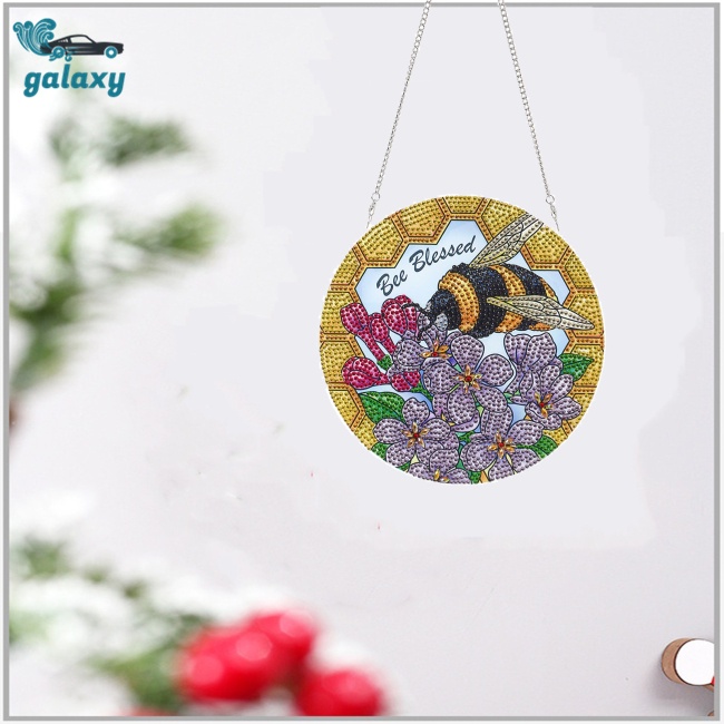 Galaxy Bộ Tranh Đính Đá Tự Làm Họa Tiết Chú Ong Đáng Yêu Trang Trí Nhà Cửa