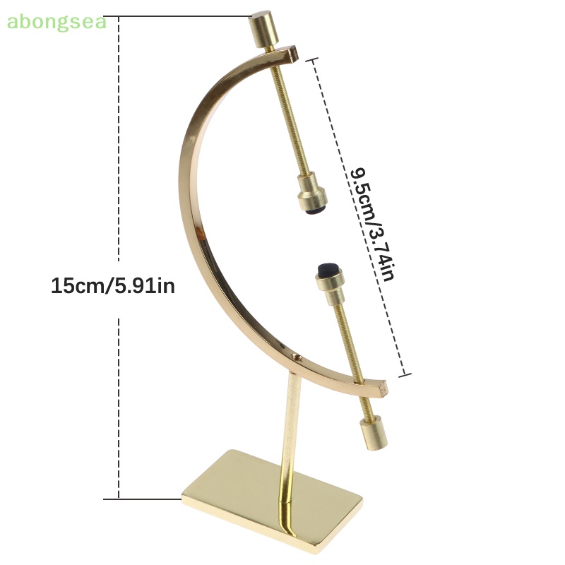 Abongsea Quả Cầu Thủy Tinh Màu Vàng Kim Trưng Bày Trang Trí Thời Trang Đẹp Mắt