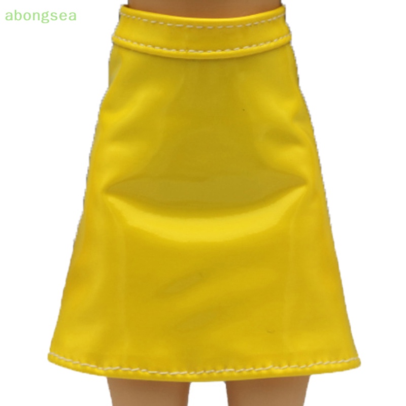 Đầm Búp Bê Tay Ngắn Chất Liệu Da PU 29cm