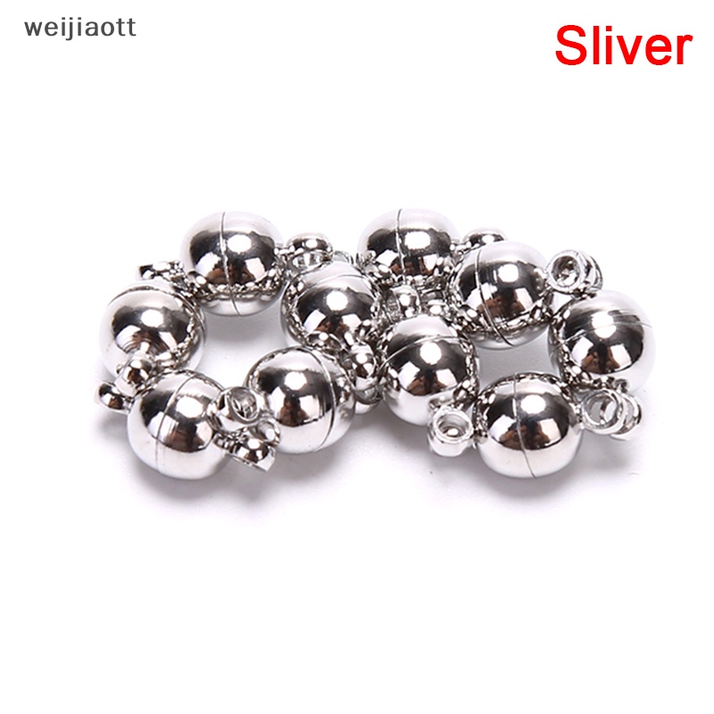 Set 10 Móc Khóa Càng Cua Tròn Từ Tính Làm Trang Sức DIY