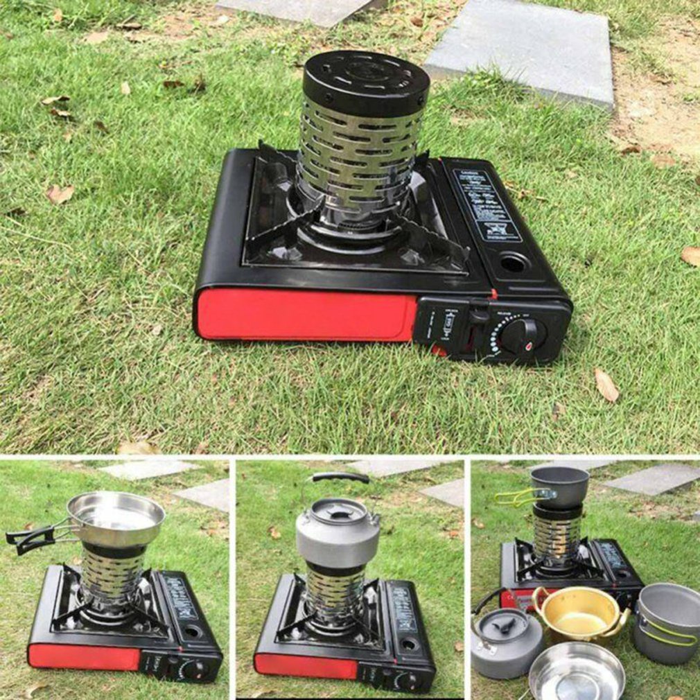 Outdoor Portablees Heater Heating Cover Mini Cap Stainless Steel Oven Camping Equipments [Q/8]