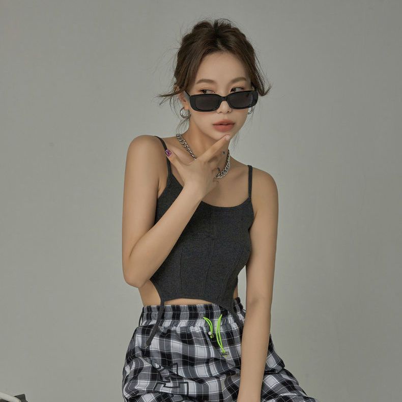 Áo Hai Dây Kiểu Dáng Đơn Giản Quyến Rũ Thời Trang Mùa Hè Cho Nữ