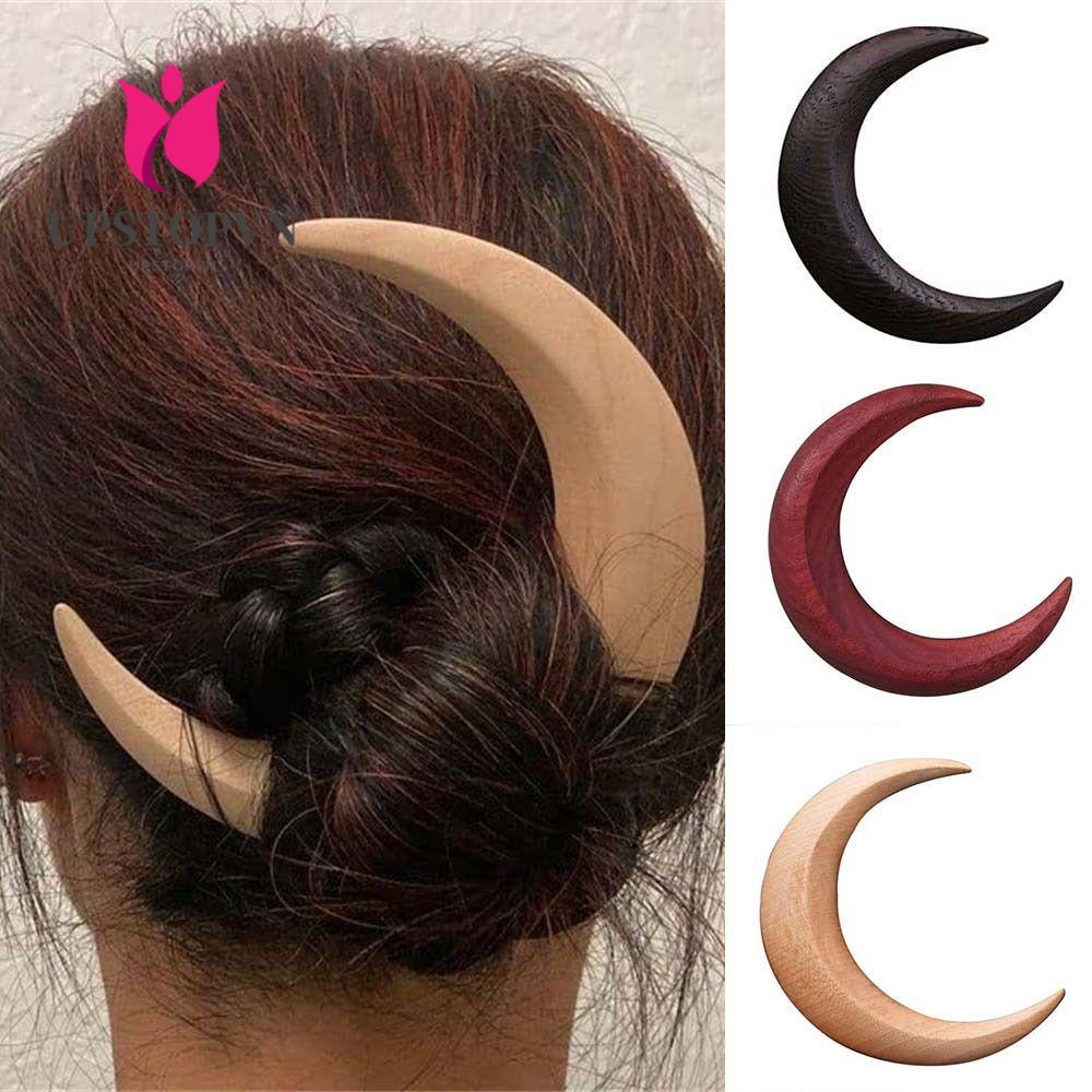 Lược Cài Tóc Handmade Hình Mặt Trăng Thời Trang Cho Nữ