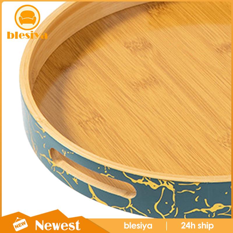 Khay Đựng Thức Ăn Bằng Tre Có Tay Cầm Tiện Dụng