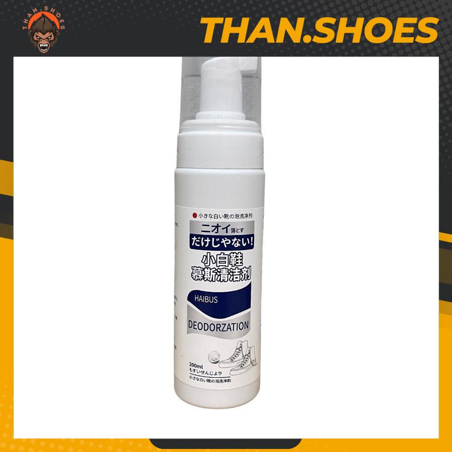 Tẩy Ố Vàng Và Giặt Khô Giày Trắng Chuyên Dụng - Than.Shoes