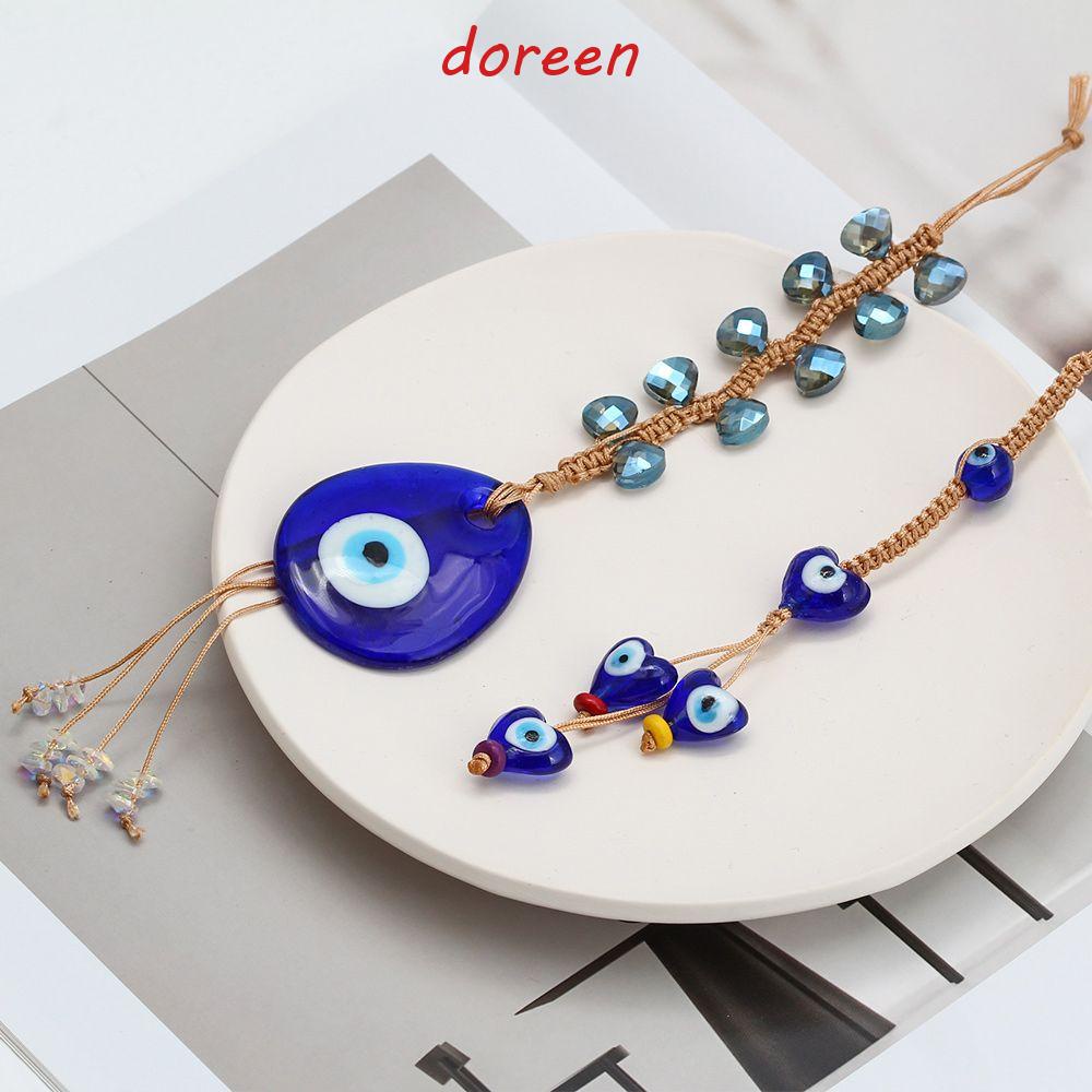 Doreen Dây Đeo Điện Thoại Di Động Dạng Chuỗi Hạt Mắt Quỷ Mắt Quỷ Quà Tặng Phòng Khách Nhà Bule Evil Cho Cặp Đôi Quyến Rũ