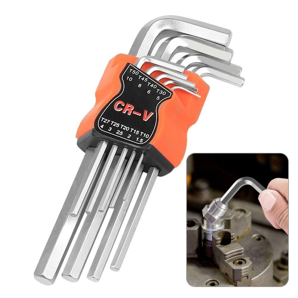 Bộ 9 Tua Vít Hai Đầu Loại L Chất Lượng Cao Tiện Dụng