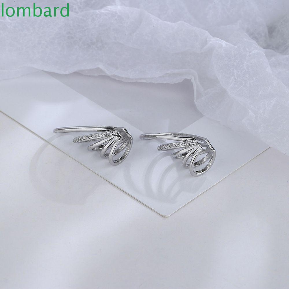 Bông Tai Dạng Kẹp Nhiều Lớp Không Xỏ Lỗ Kiểu Dáng Ngọt Ngào Thanh Lịch Cho Nữ