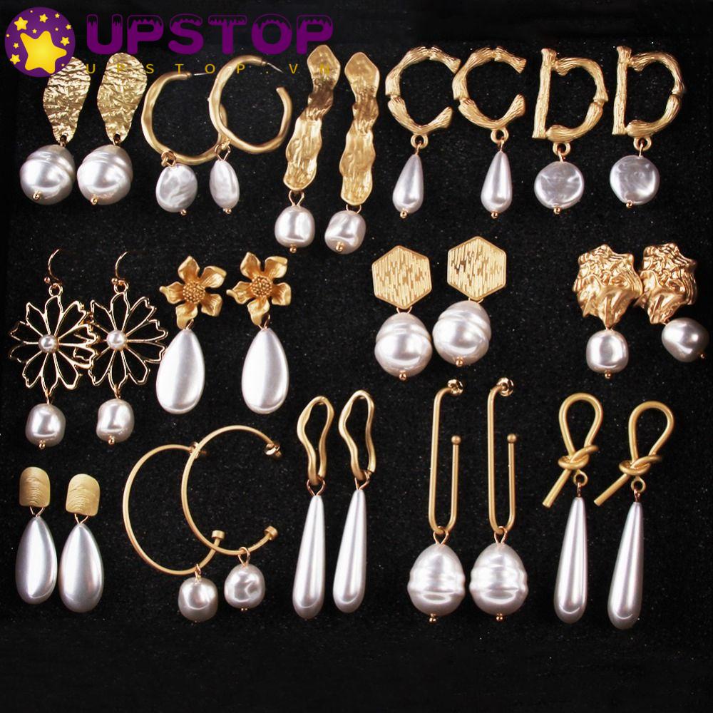 Bông Tai Thời Trang Kiểu Hình Học Phong Cách Baroque