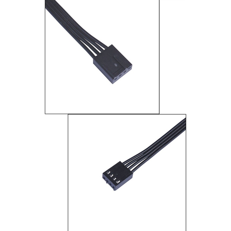 40cm 1 đến 5 4 chân Molex TX4 PWM Quạt CPU Hub Bộ chia 4 chân PWM Quạt CPU Hub Bộ chia Máy tính Khung gầm Trung tâm Quạt PC Vỏ máy tính Bộ điều hợp cáp mở rộng Chasis Bộ điều khiển