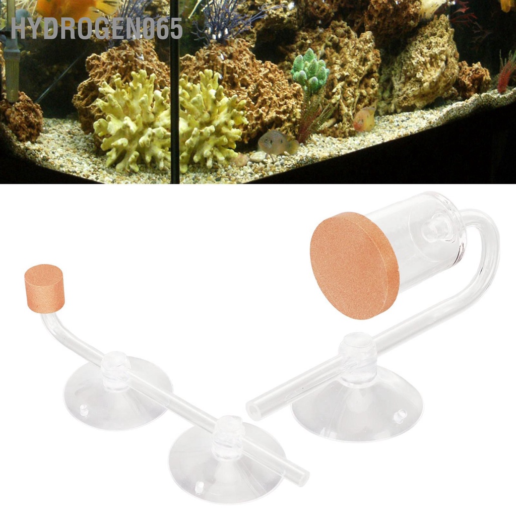Hydrogen065 Hồ Cá CO2 Khuếch Tán Độc Lập Chức Năng Đếm Bong Bóng Acrylic Trong Suốt Atomizer Cho Bể Vật Có Hoa