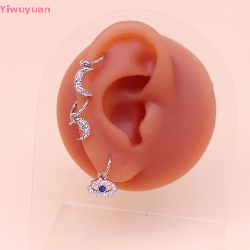 < Yiwuyuan > Khuyên Đeo Mũi / Mắt / Tai Đa Năng Hình Trái Tim / Cánh Bướm Bằng Thép Không Gỉ Mới