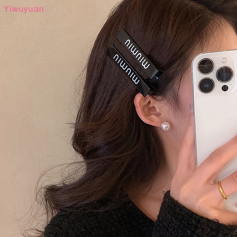 Kẹp Tóc Kim Loại Chữ Thời Trang Cho Nữ