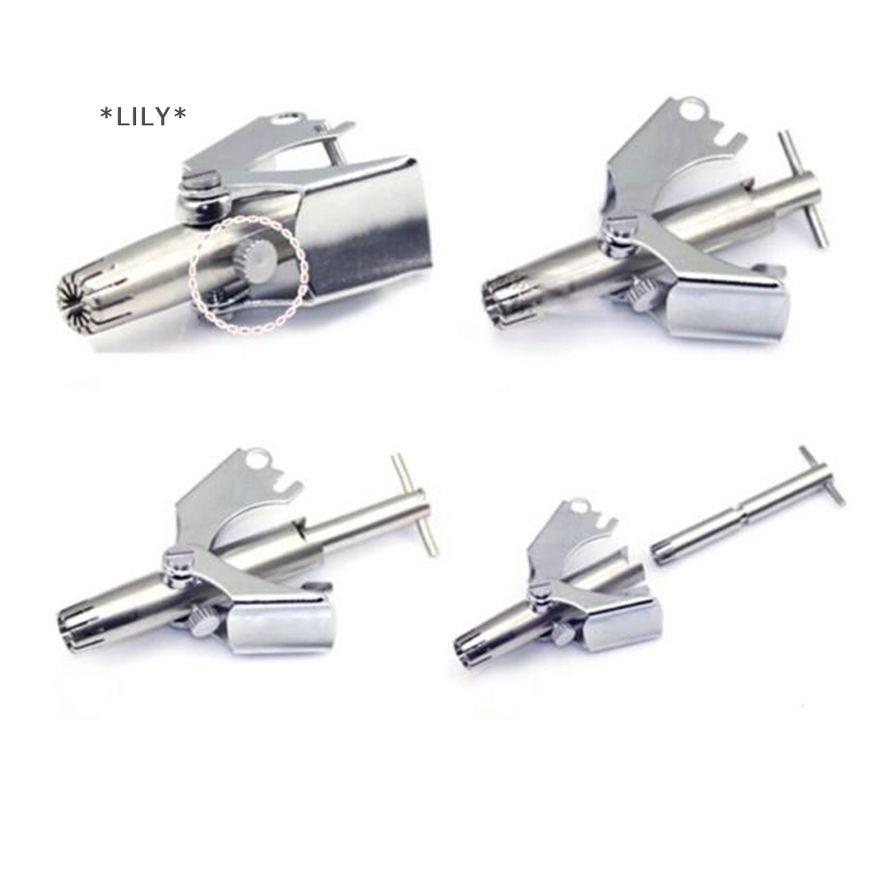 Lily Hướng dẫn sử dụng thép không gỉ mũi tai tóc tông đơ tóc loại bỏ Clipper cắt T30 WF uuu