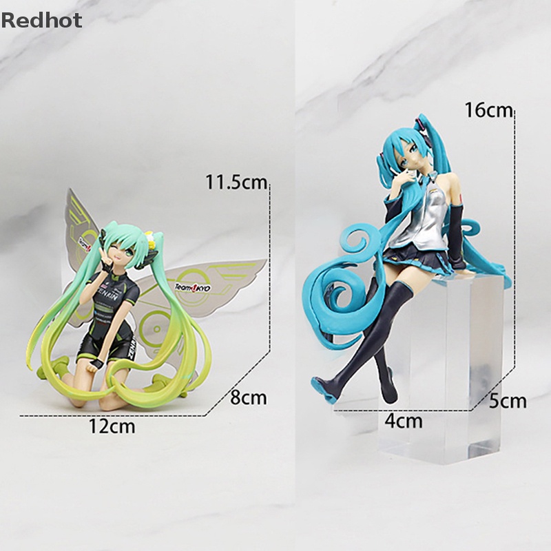 &lt; Redhot &gt; Mô Hình Búp Bê Nhân Vật Hatsune Miku Đua Bướm Bằng PVC Đáng Yêu Làm Quà Tặng Giảm Giá