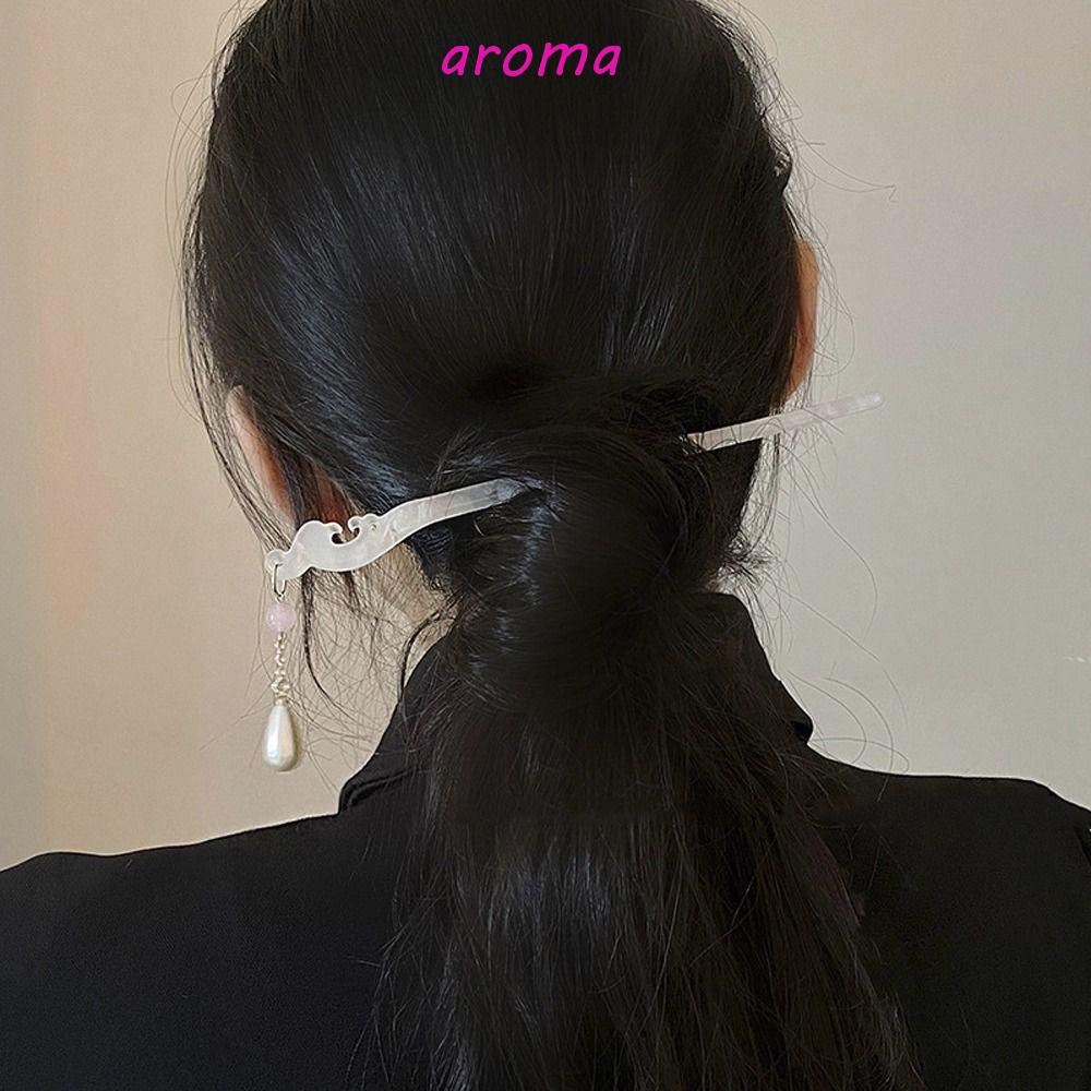 Trâm Cài Tóc Đính Hạt Phong Cách Trung Hoa Cổ Điển Thanh Lịch Cho Nữ