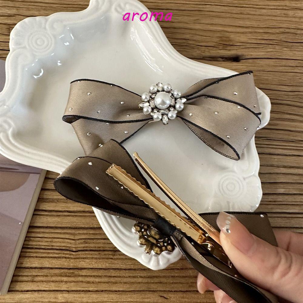 Kẹp Tóc Hình Nơ Phong Cách Hàn Quốc Ngọt Ngào Thời Trang