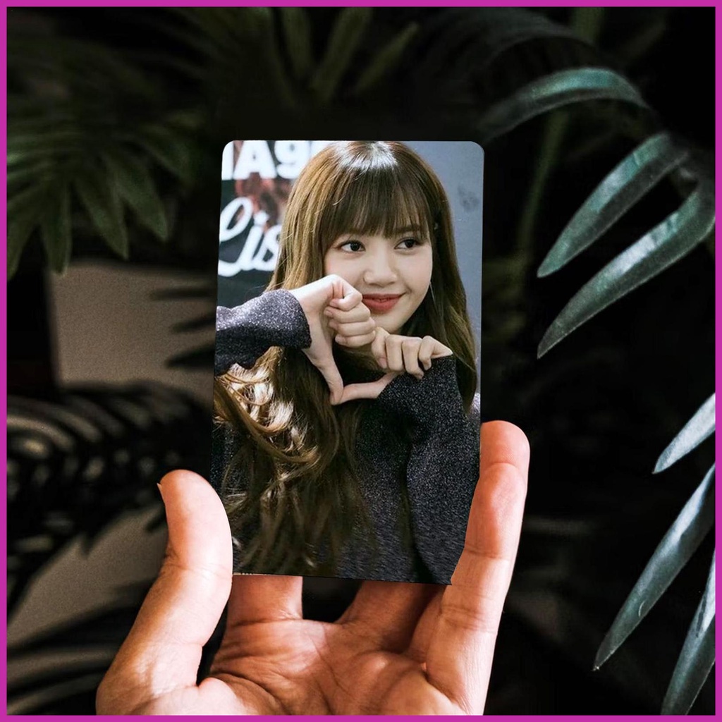 Set 55 Tấm Thẻ Ảnh Lomo Nhóm Nhạc Black-Pink Lisa