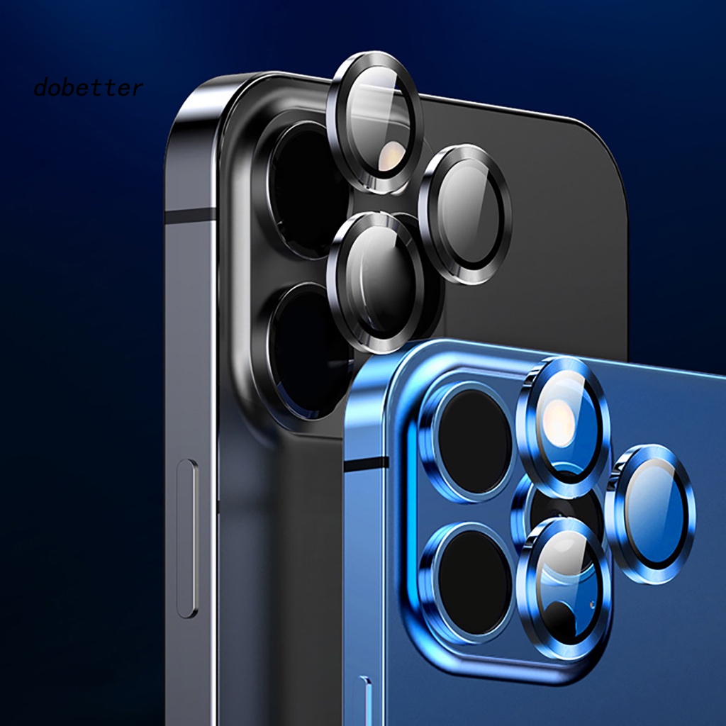 Miếng Dán Cường Lực Bảo Vệ Ống Kính Máy Ảnh Điện Thoại Bằng Hợp Kim Nhôm Siêu Mỏng Chống Trầy Xước Cho iPhone 13 Pro