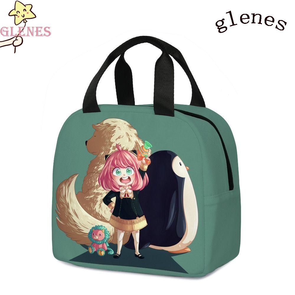 Túi Giữ Nhiệt Đựng Cơm Trưa In Họa Tiết Hoạt Hình Dễ Thương Sức Chứa Lớn Tiện Dụng Cho Gia Đình