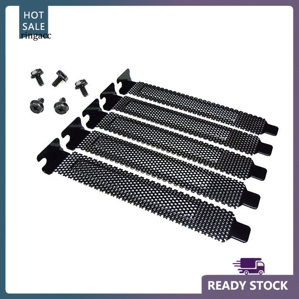 Bộ 5 Tấm Lọc Bụi Tản Nhiệt Bằng Kim Loại Cho Máy Tính PCI