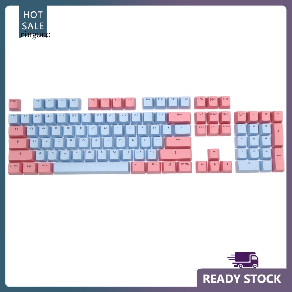 Bàn Phím Cơ RGA 87 Phím PBT Có Đèn Nền Màu Sắc Tương Phản Thay Thế Tiện Dụng Cho Máy Tính