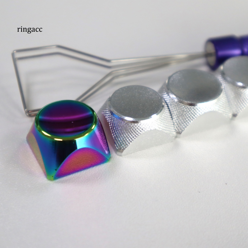 Rga 1 Bàn Phím Cơ Bằng Kim Loại Mạ Điện Thiết Kế Tiện Dụng Cho Máy Tính Để Bàn