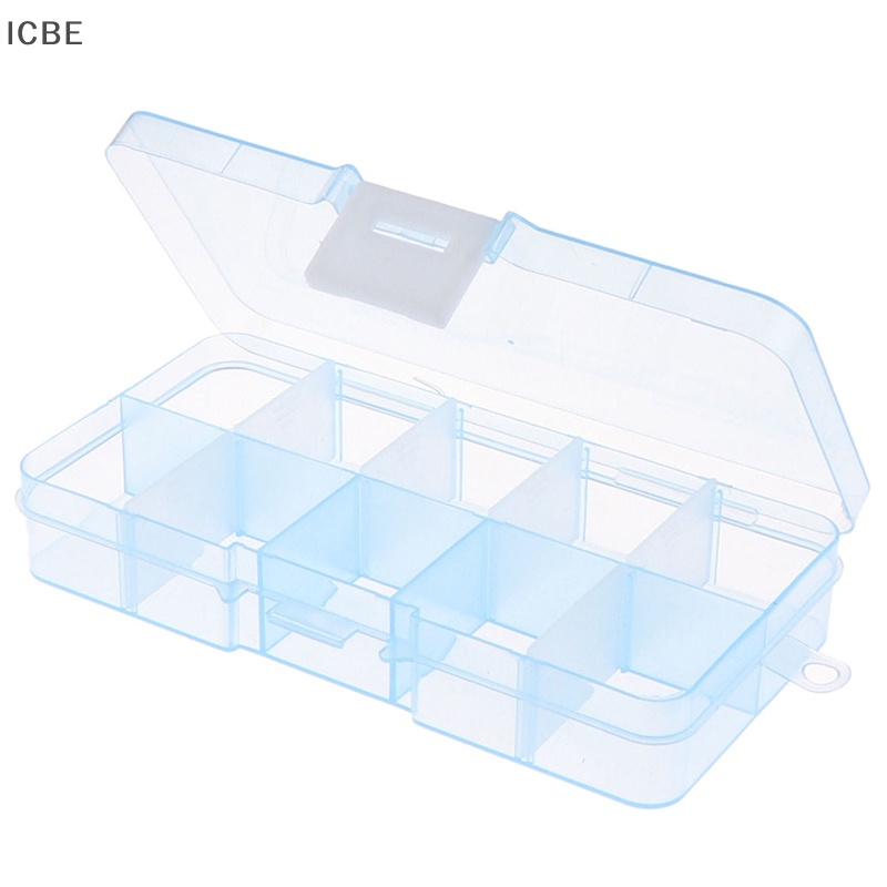 Hộp Nhựa Đựng Trang Sức 10 Ngăn Điều Chỉnh Được
