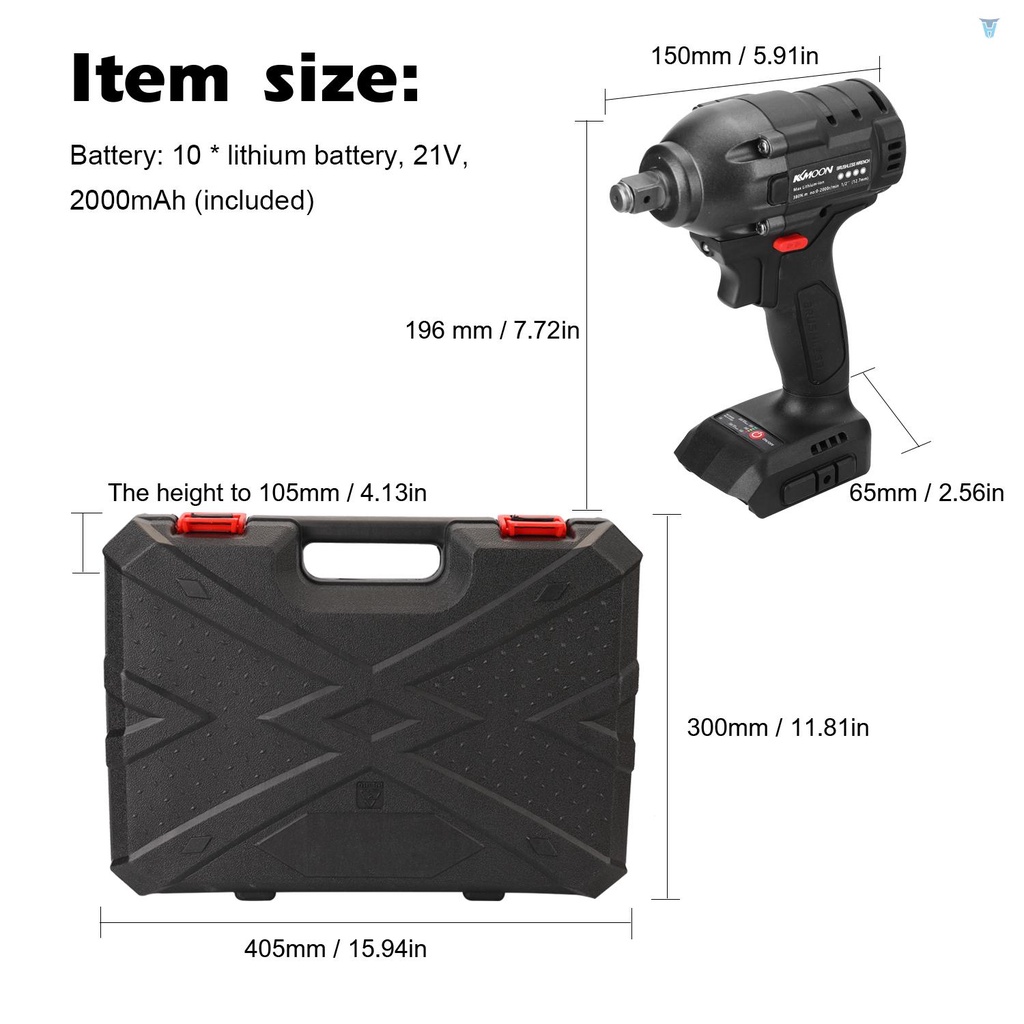 Tua Vít Điện Mini 168TV 20000mAh Đa Năng Có Thể Điều Chỉnh Tốc Độ